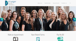 Desktop Screenshot of kruegerfamilydentistry.com